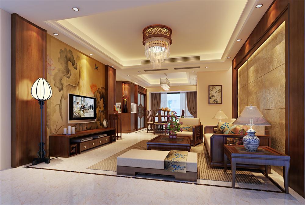 中式别墅装饰效果图 中式别墅装饰效果图