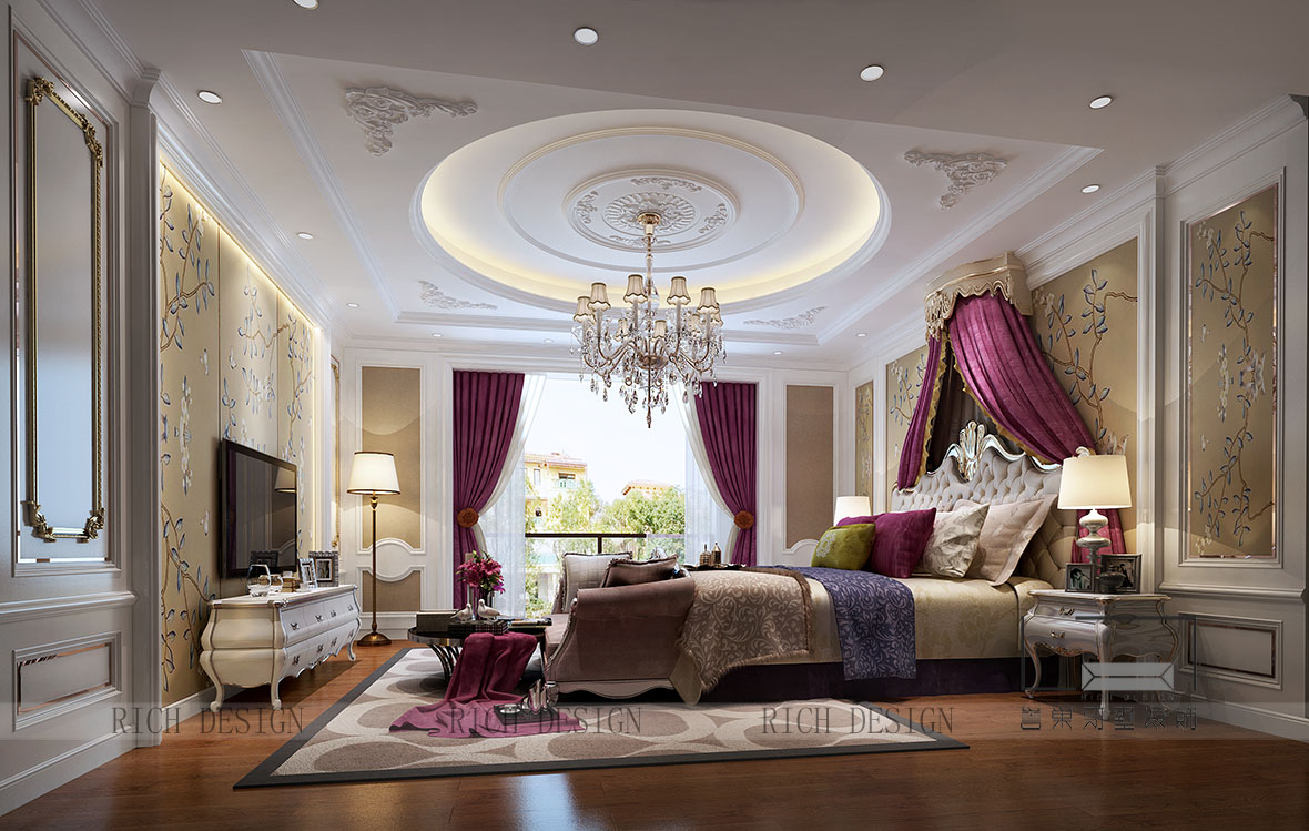 欧式卧室装饰效果图
