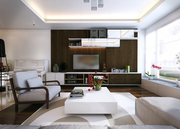 现代简约客厅装修设计效果图 现代简约客厅装修设计效果图
