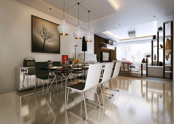 现代简约餐厅装修设计效果图 现代简约餐厅装修设计效果图