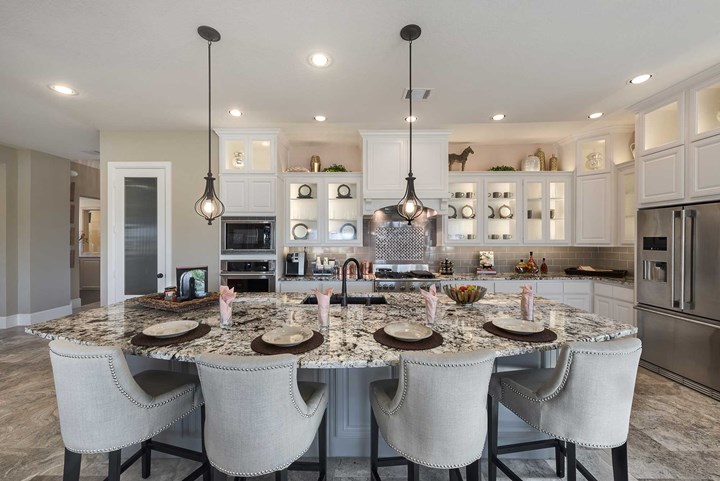 现代美式别墅装修设计餐厅实景图 现代美式别墅装修设计餐厅实景图