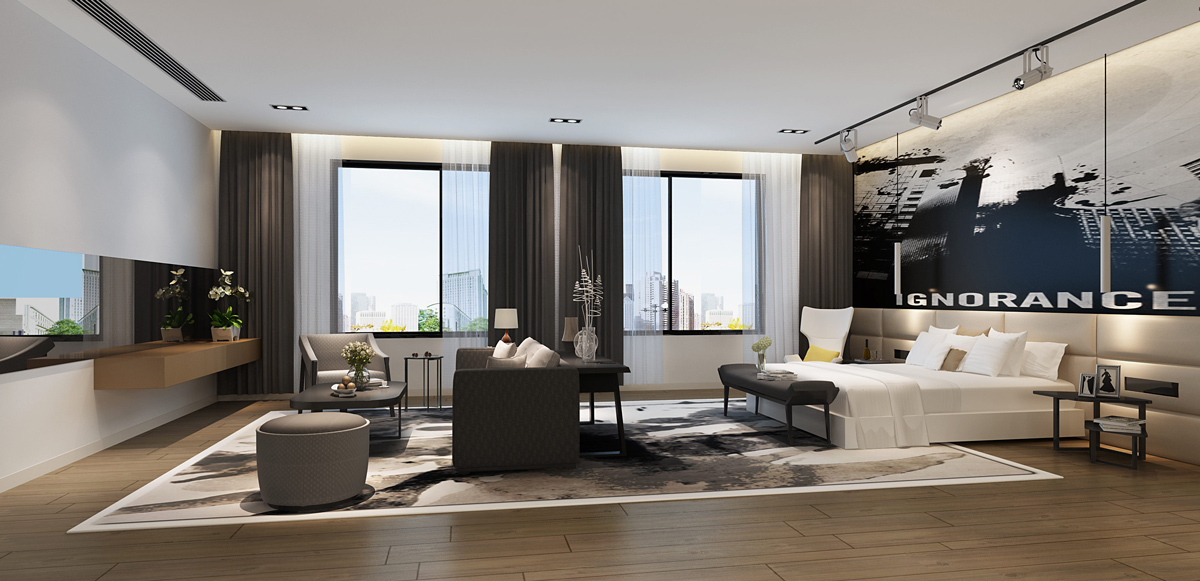 现代卧室装修设计效果图 现代卧室装修设计效果图