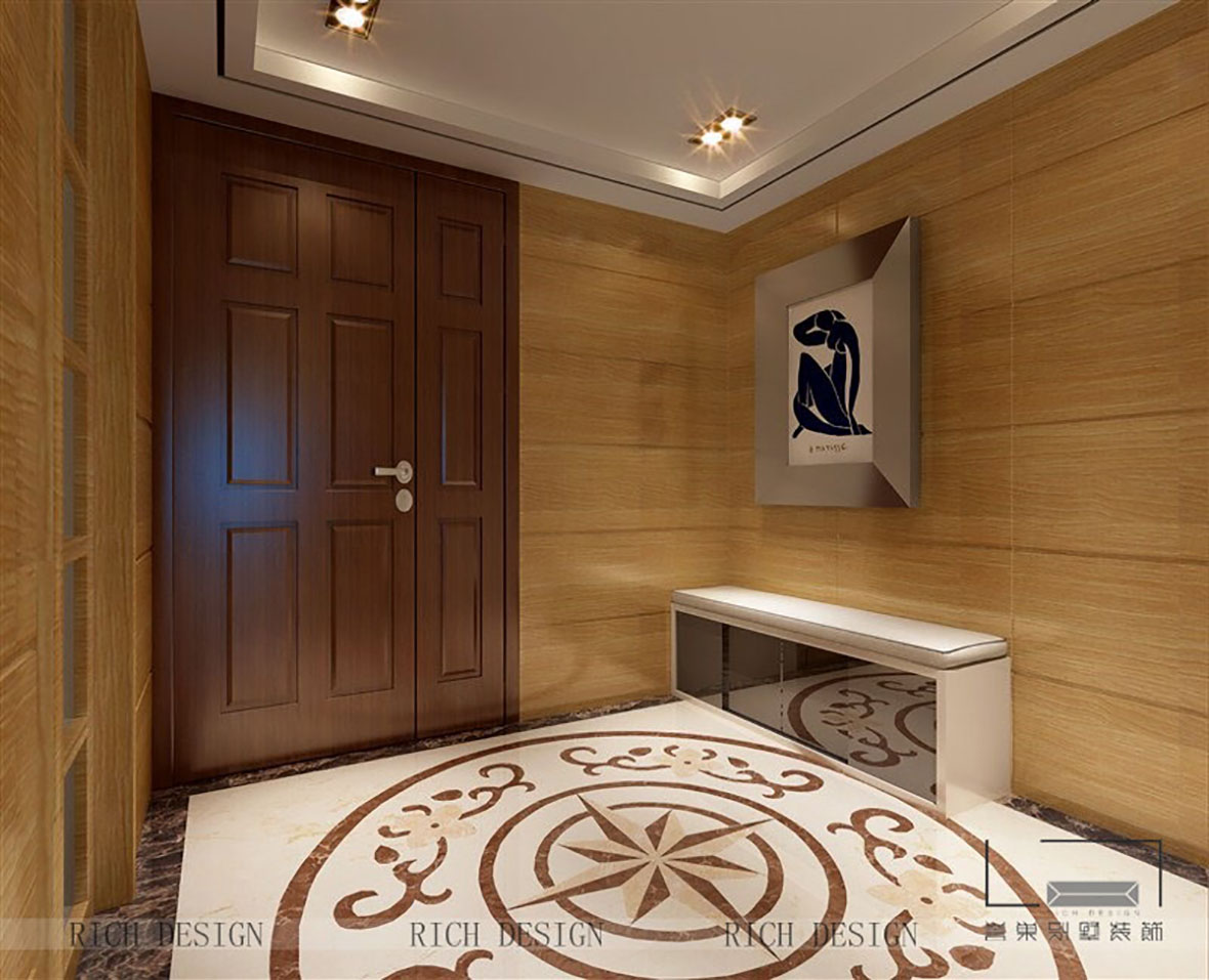 别墅玄关装修设计效果图