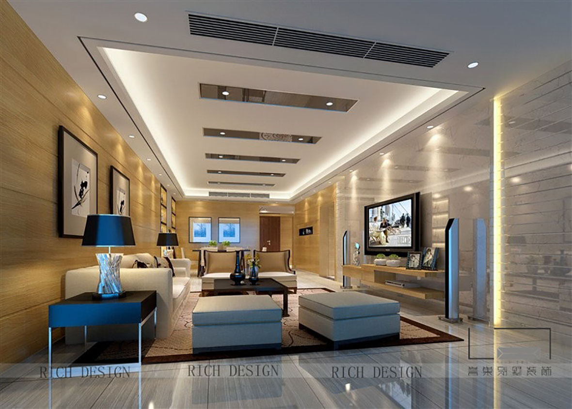 别墅客厅装修设计效果图