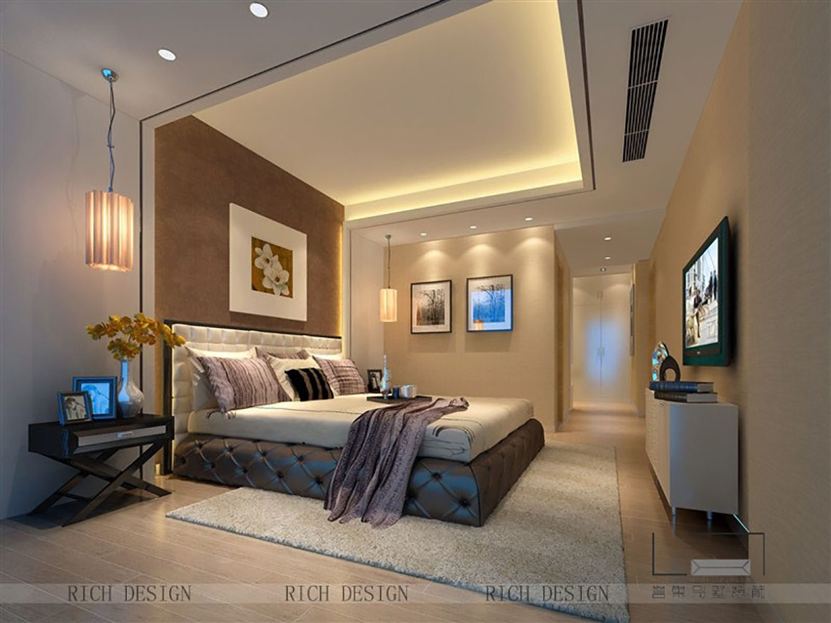 别墅卧室装修设计效果图