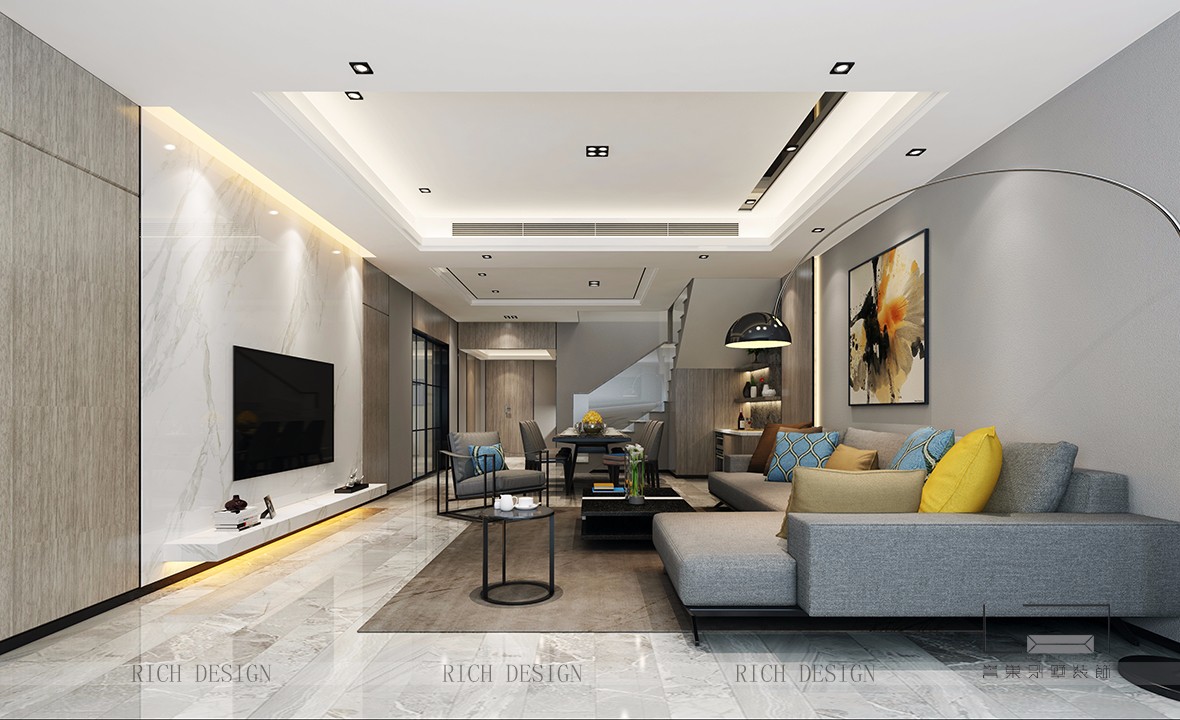 现代客厅装饰设计效果图