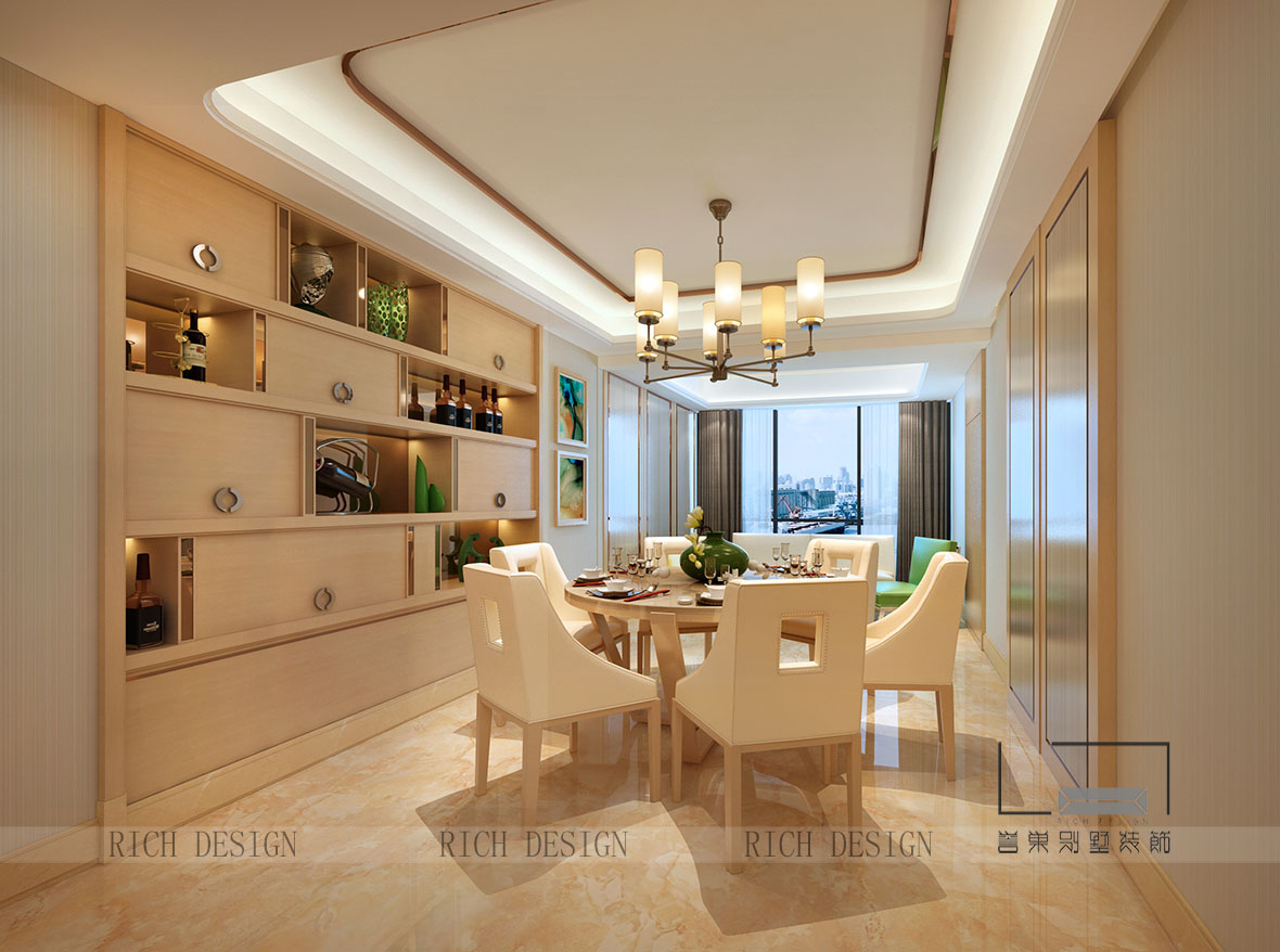 现代餐厅装修设计效果图
