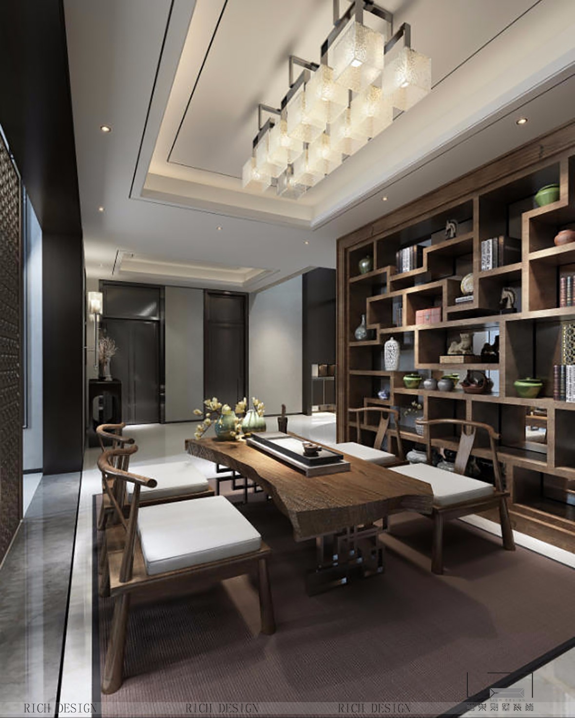 别墅装修设计休闲厅效果图