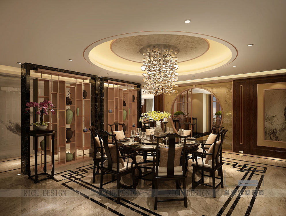 禅意新中式别墅装修设计