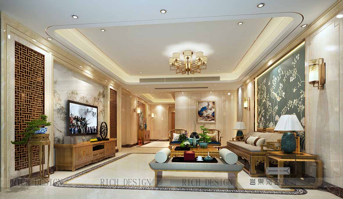 中式卧客厅装修设计