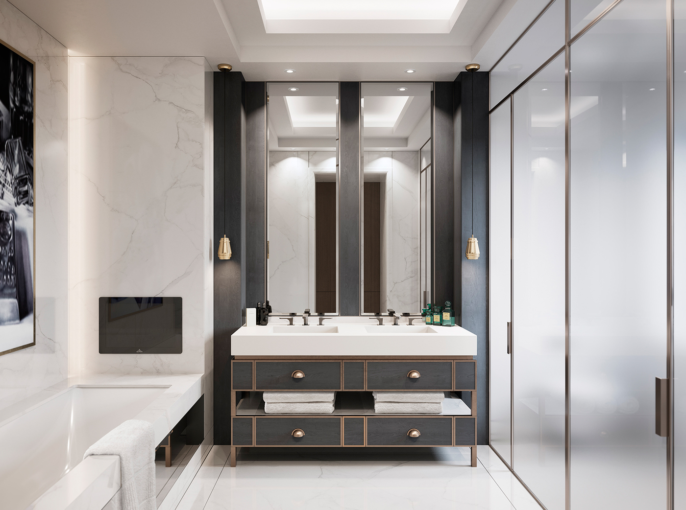 卫浴装饰设计效果图 卫浴装饰设计效果图