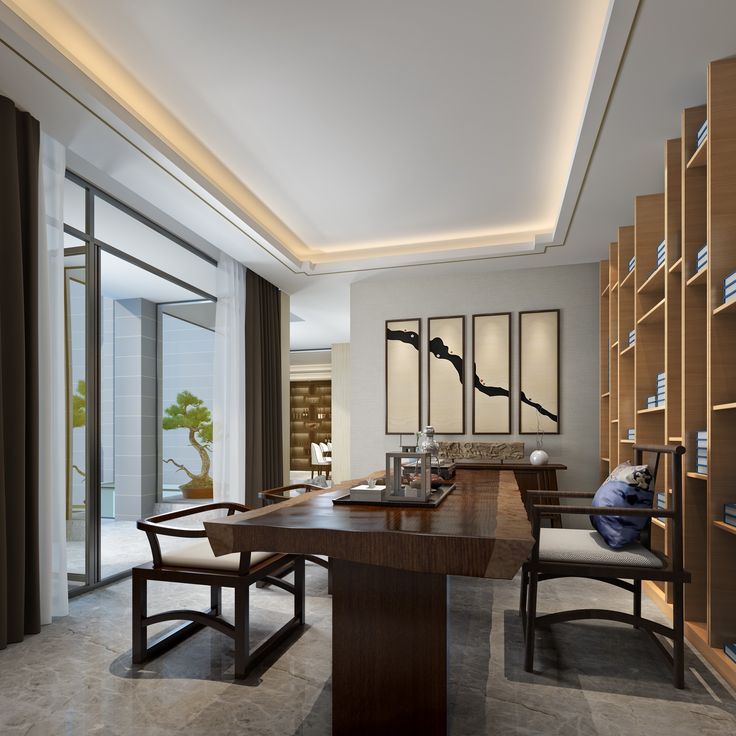 别墅书房装修设计 别墅书房装修设计