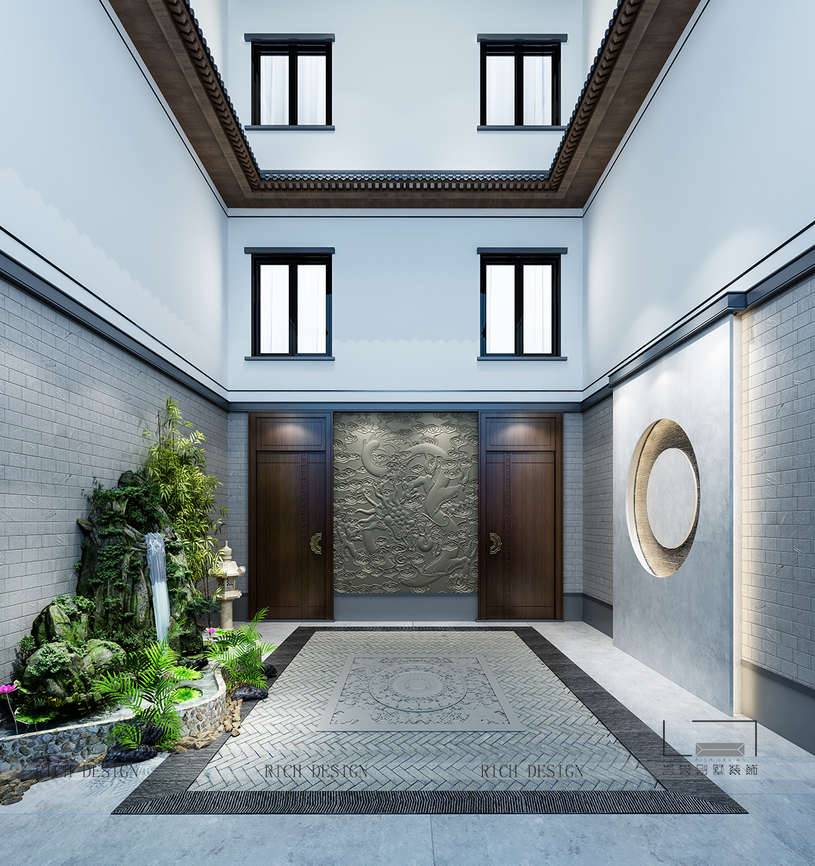 意境新中式装饰，于别墅中寻觅诗意生活