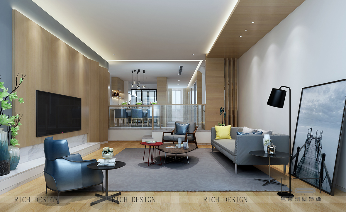 中国简约别墅装修设计，享受内心返璞的恬淡