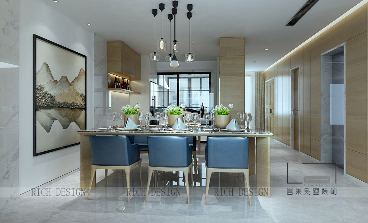 中国简约别墅装修设计，享受内心返璞的恬淡