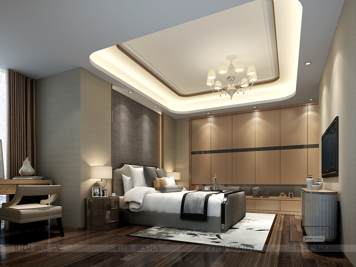 天悦湾主卧装饰设计效果图