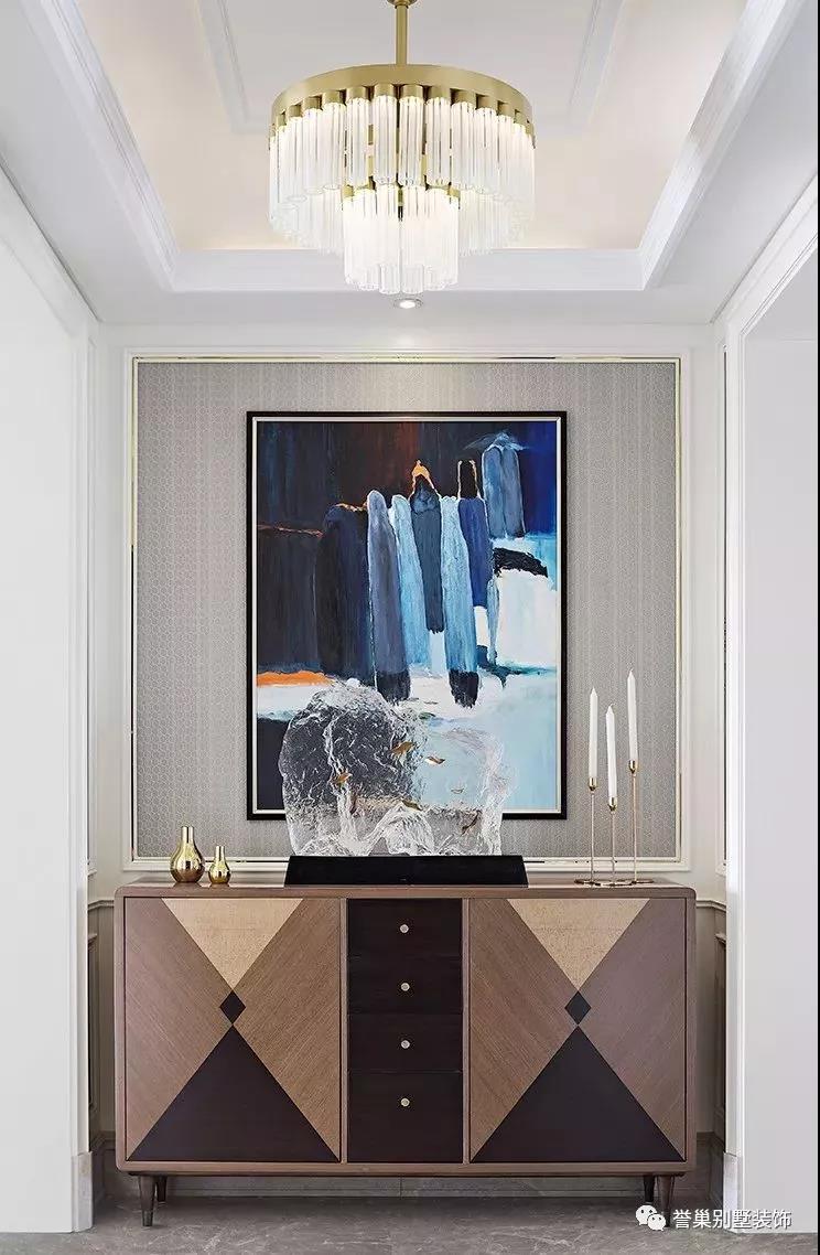 别墅装修墙面艺术作品效果图