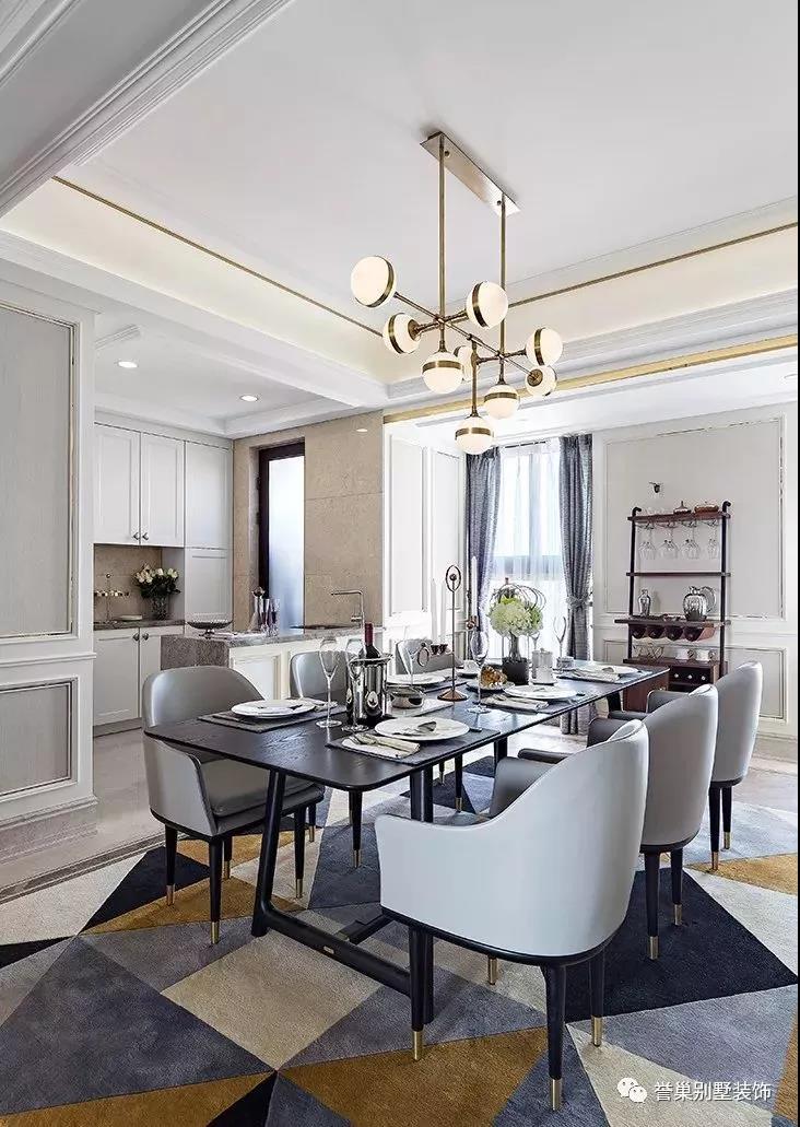 别墅装修餐厅效果图