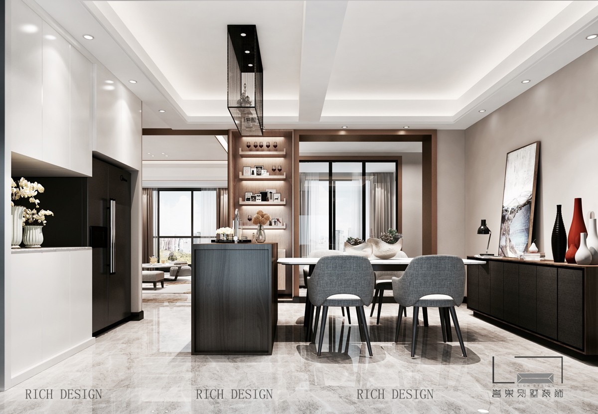 博林天瑞室内餐厅装饰效果图