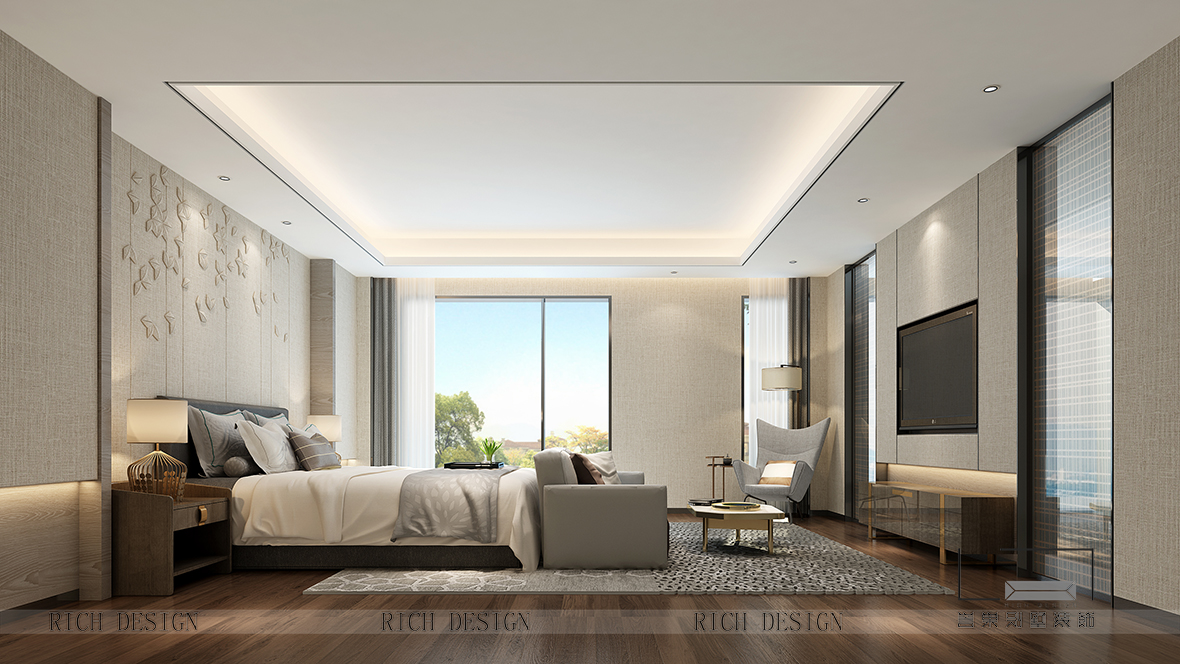 华侨城别墅次卧装修效果图