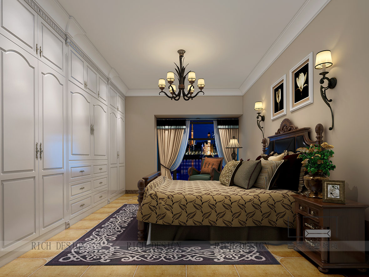 美式主卧装修效果图 美式主卧装修效果图