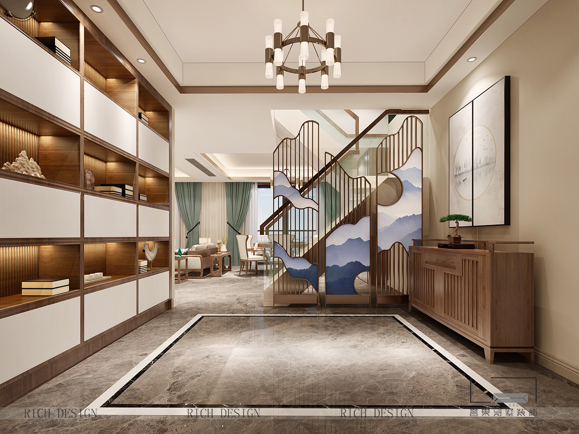 中式书房装修效果图