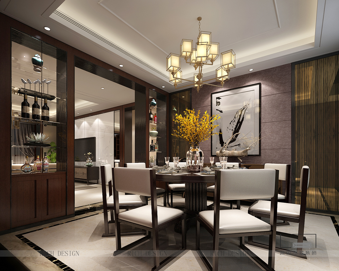 中式餐厅装修效果图 中式餐厅装修效果图