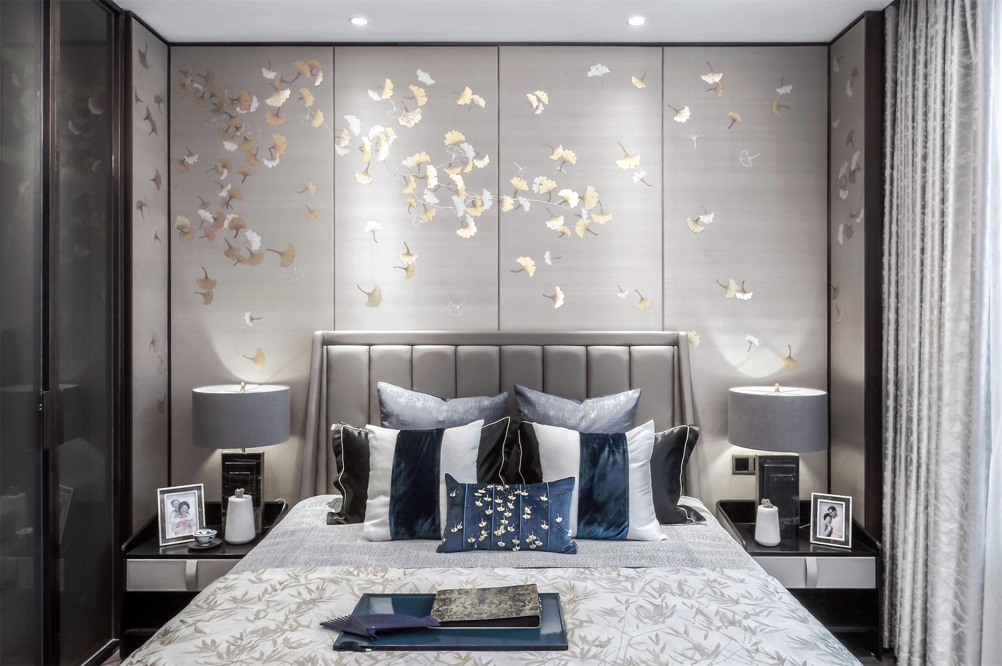 中式别墅主卧装修效果图