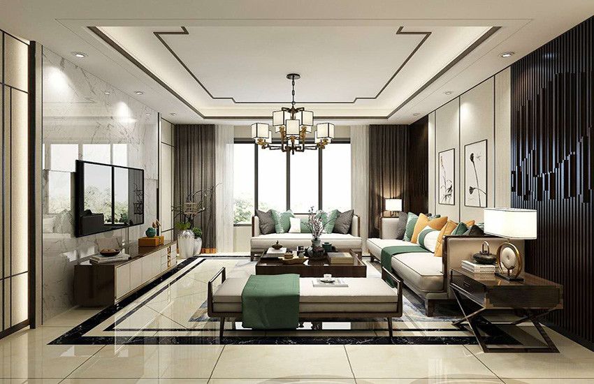 室内中式客厅装修效果图 室内中式客厅装修效果图