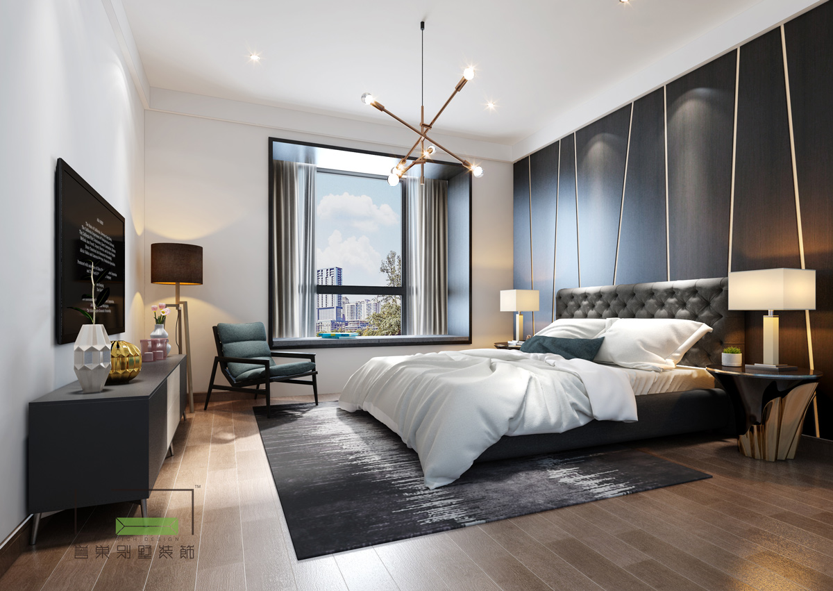 现代卧室装修效果图