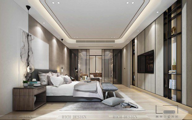 现代卧室装修效果图 现代卧室装修效果图