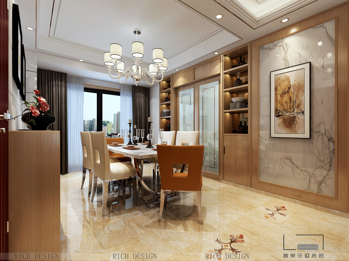 现代餐厅装修效果图 现代餐厅装修效果图