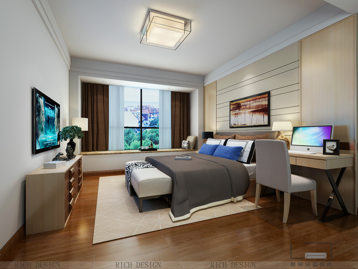 现代卧室装修效果图 现代卧室装修效果图