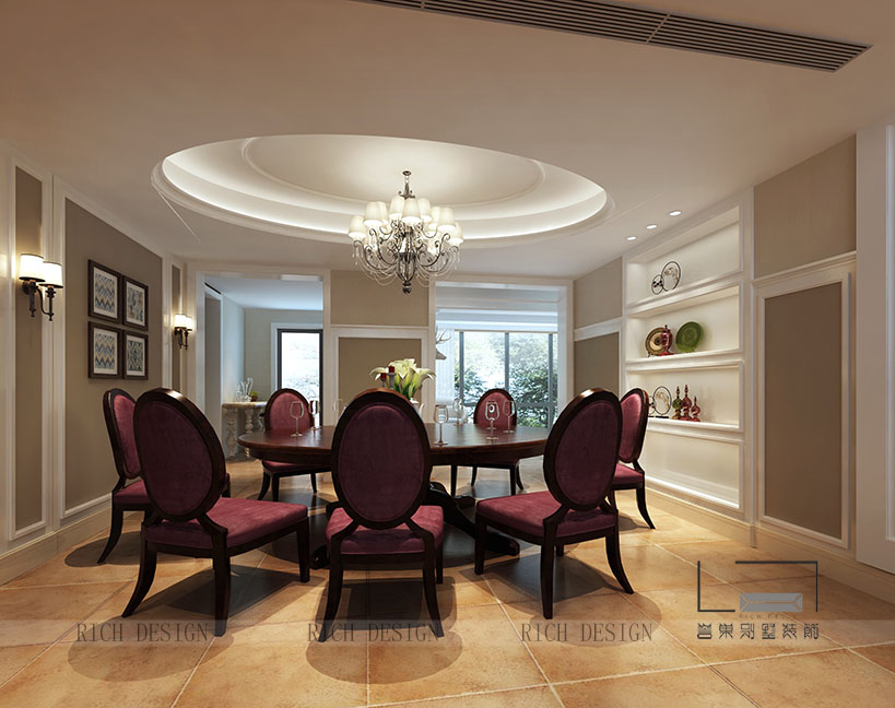 美式餐厅装修效果图 美式餐厅装修效果图