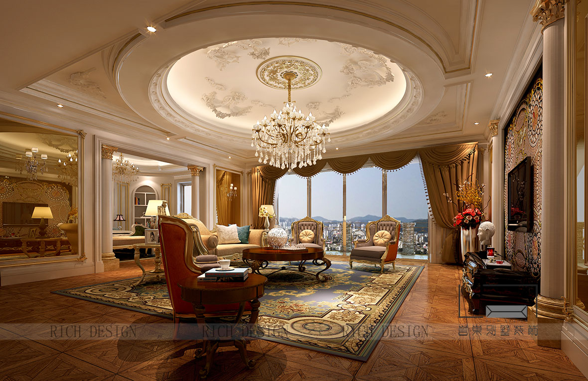 曦城别墅主卧装修设计效果图 曦城别墅主卧装修设计效果图