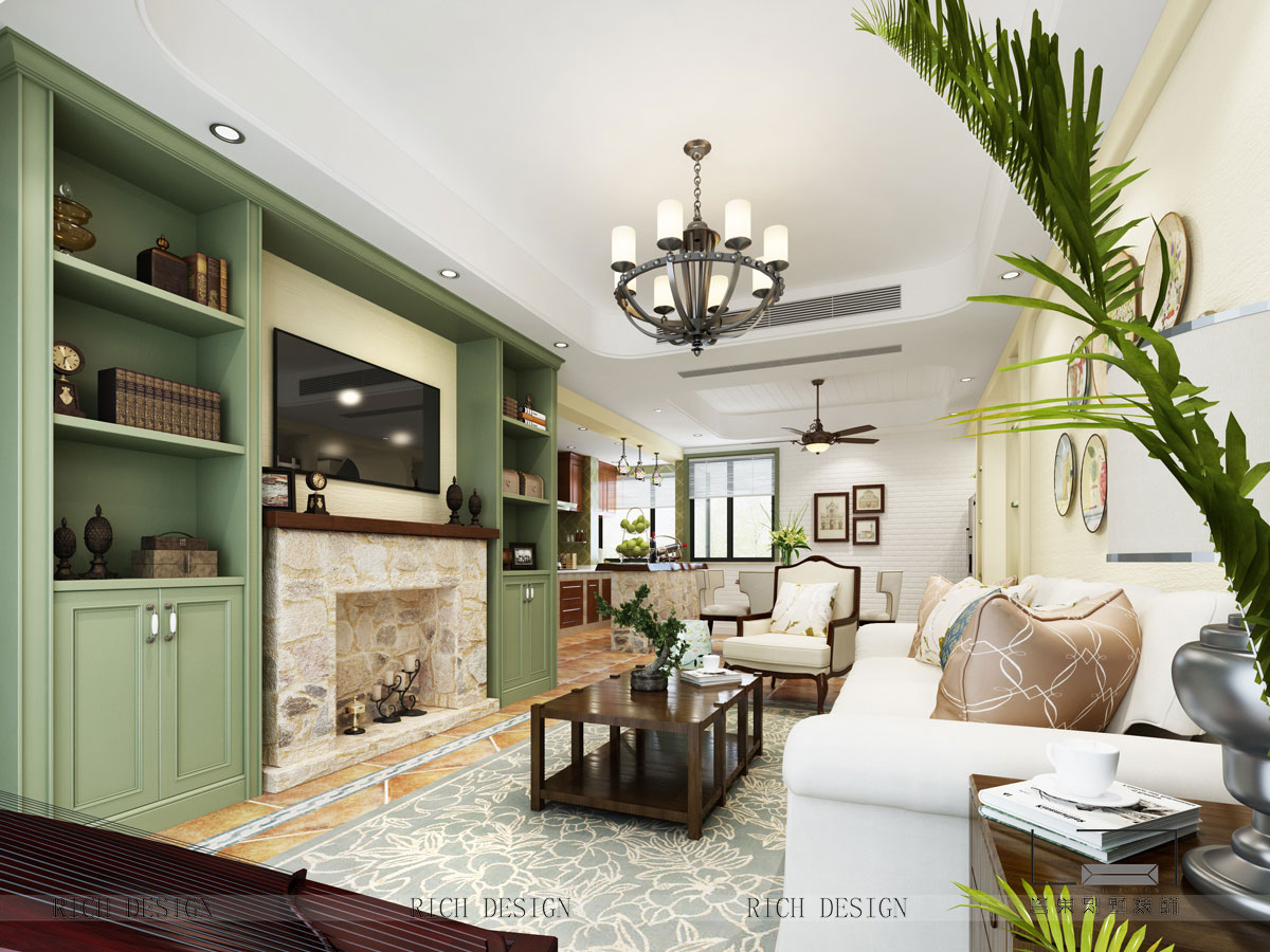 别墅客厅装修效果图 别墅客厅装修效果图
