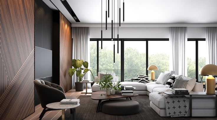 现代别墅客厅装修风水 现代别墅客厅装修风水