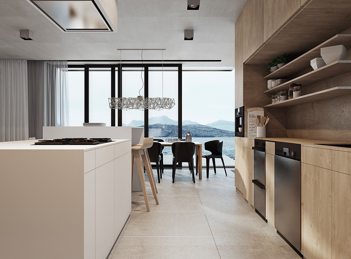 现代厨房装饰效果图 现代厨房装饰效果图