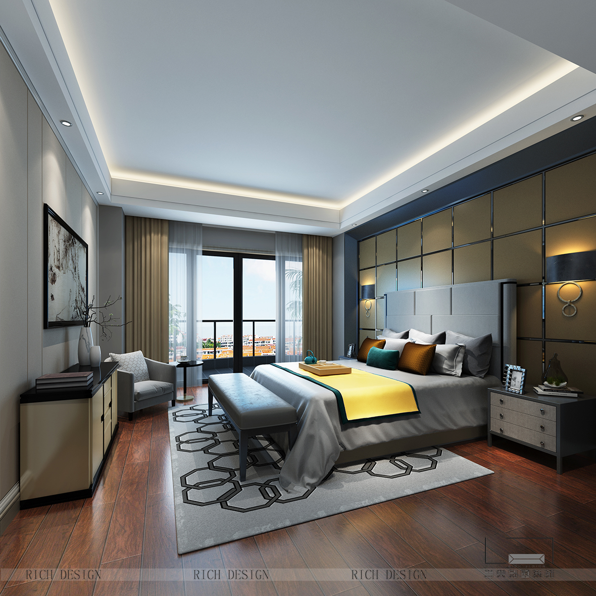 现代卧室装修效果图 现代卧室装修效果图