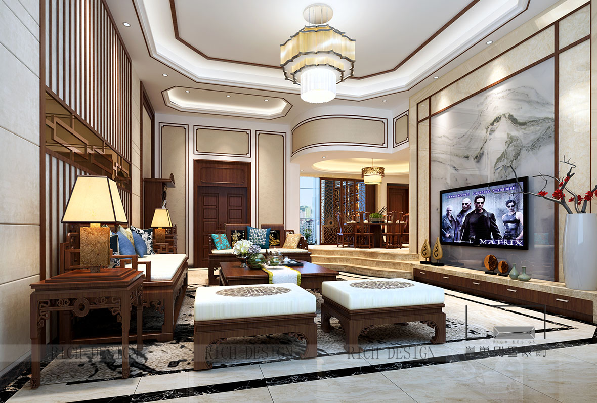 中式客厅装饰二效果图 中式客厅装饰二效果图