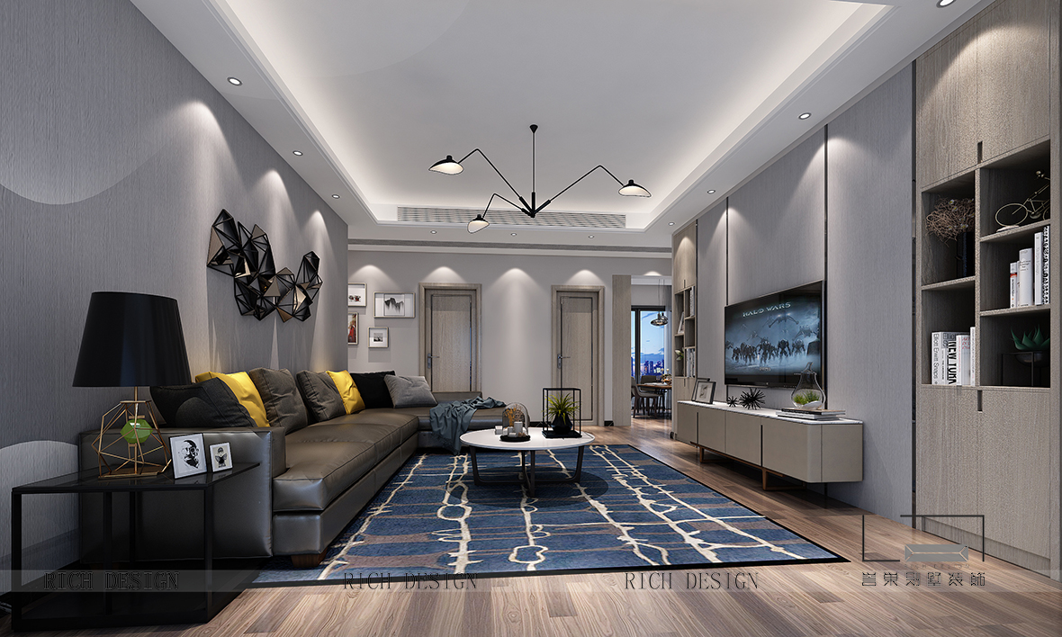 现代客厅装饰效果图