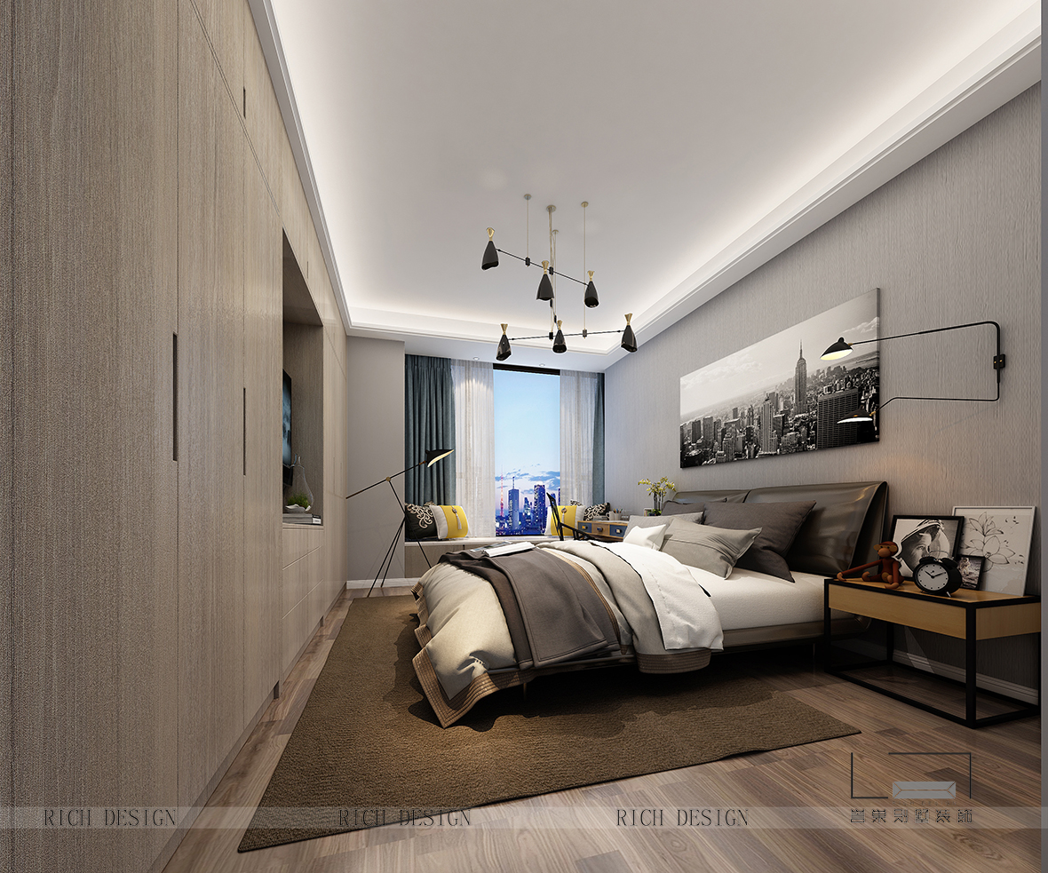 现代卧室装饰效果图