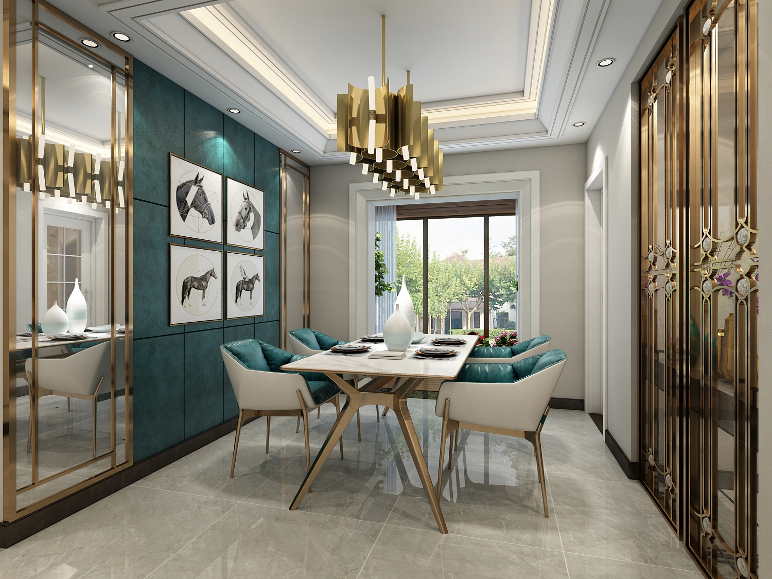 现代餐厅装修效果图 现代餐厅装修效果图