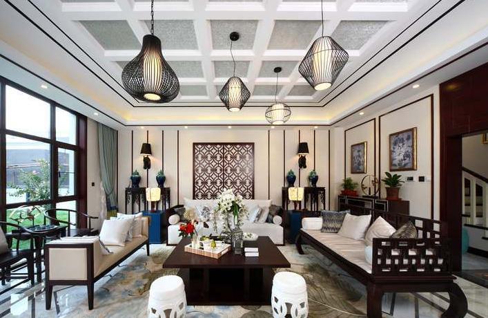 新中式客厅装修效果图 新中式客厅装修效果图