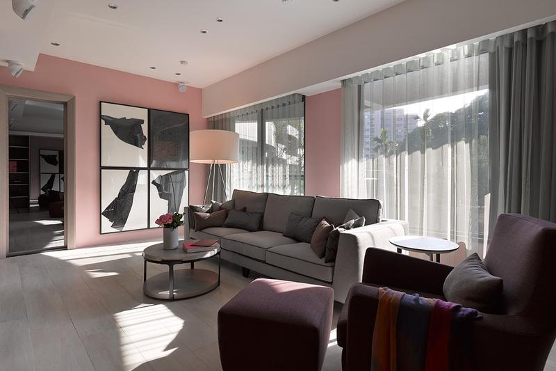 家装设计粉+灰,自带高级感 家装设计粉+灰,自带高级感