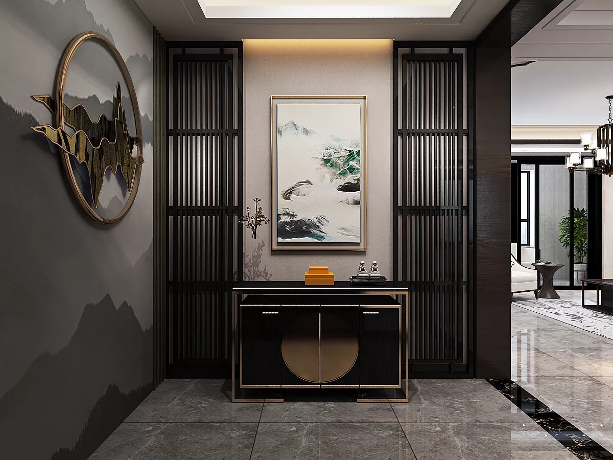 中式玄关装修设计风格 中式玄关装修设计风格