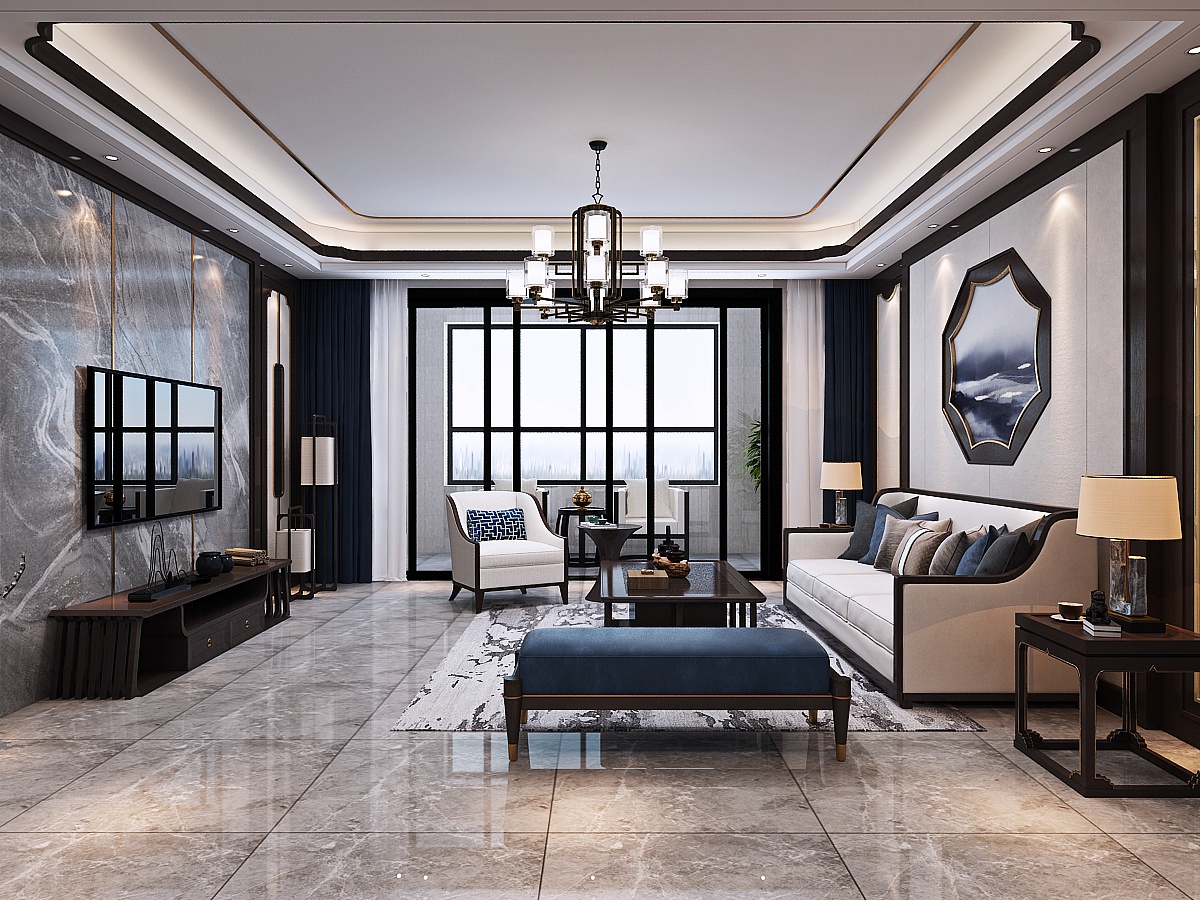 中式客厅角度一装修设计风格 中式客厅角度一装修设计风格