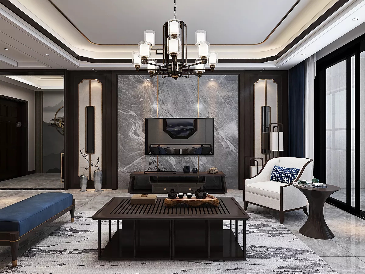 中式客厅电视墙装修设计风格 中式客厅电视墙装修设计风格