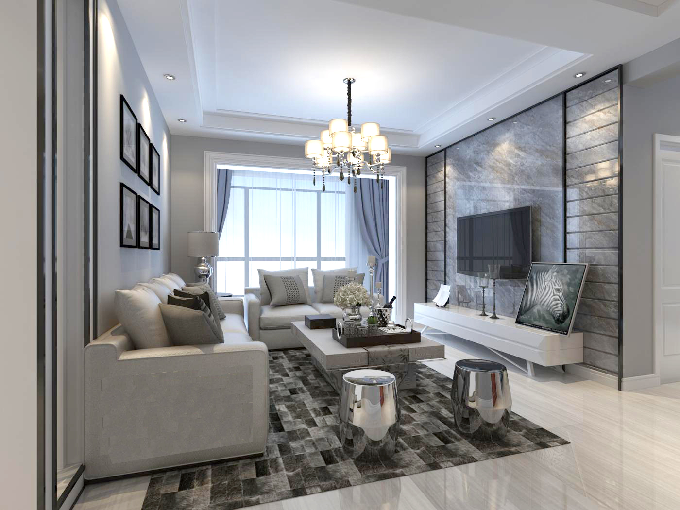 别墅客厅设计效果图 别墅客厅设计效果图