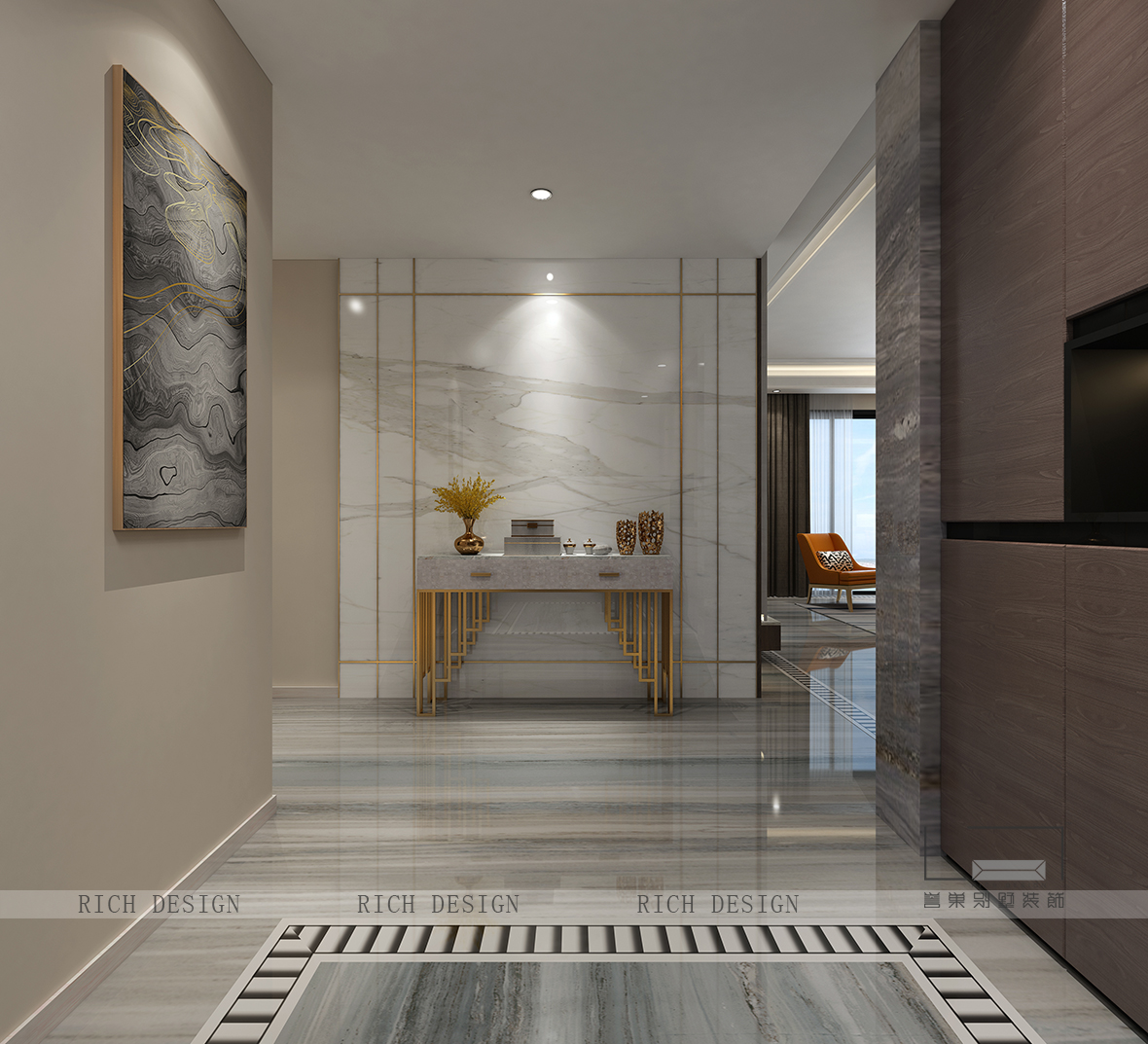 现代玄关装修设计效果图